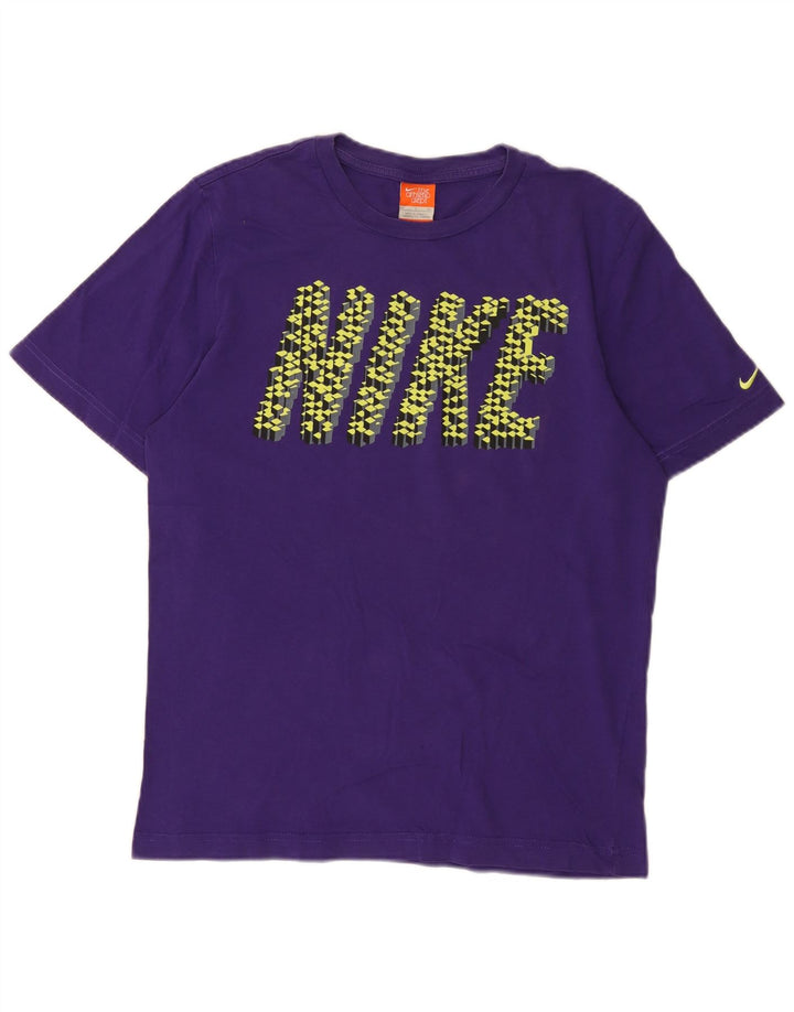 Nike Herre Regular Graphic T-Shirt Top Lille lilla bomuld