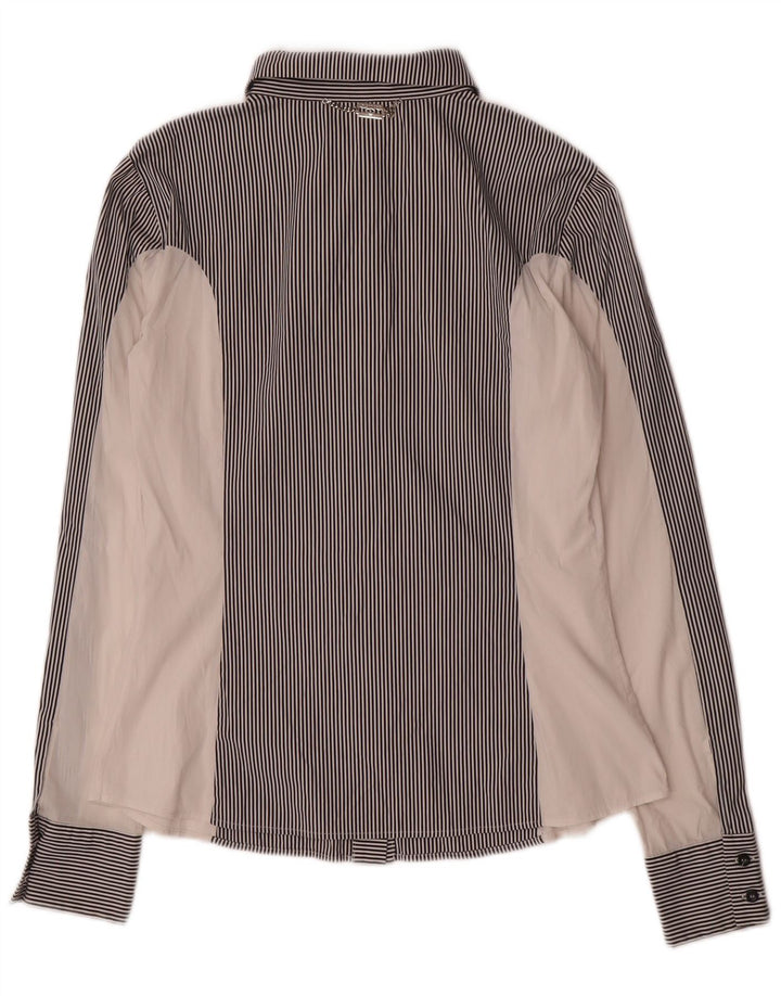 Richmond Dameskjorte IT 46 Stor sort nålestribet bomuld