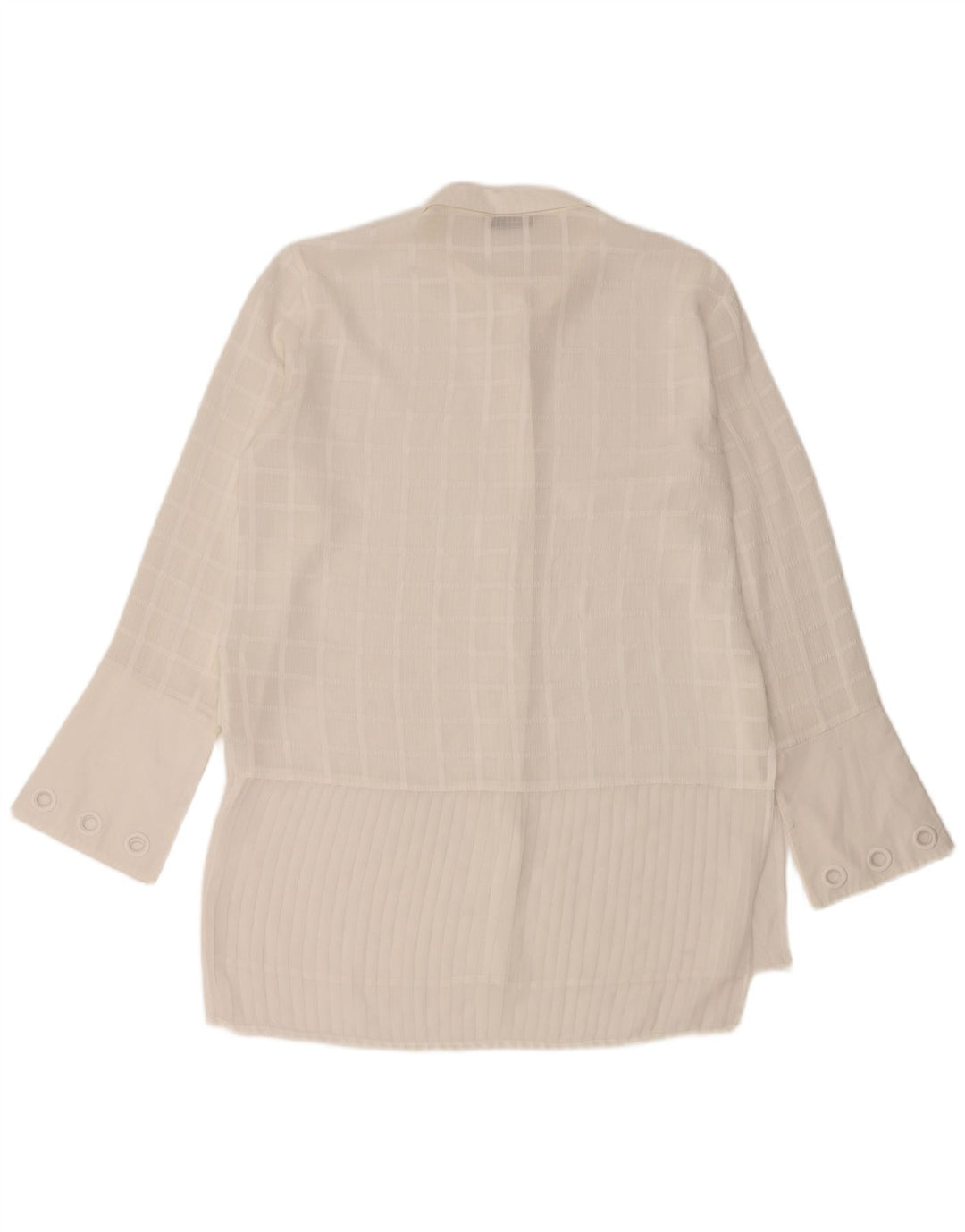 DESIGUAL Dame Longline skjortebluse UK 16 Large White