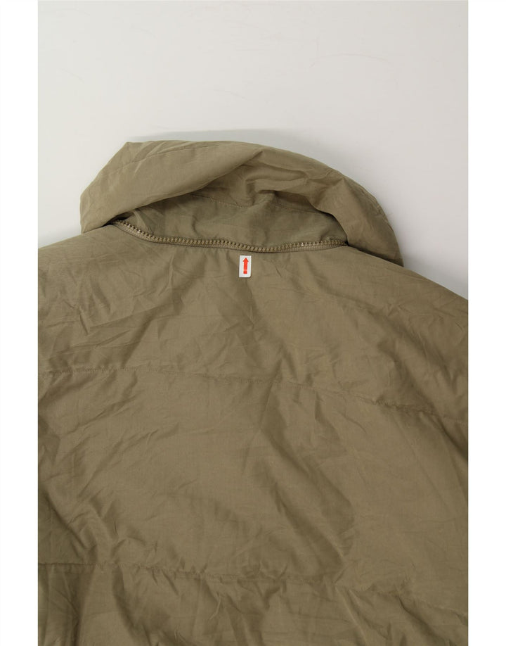 VINTAGE Womens Padded Jacket EU 48/50 2XL Beige Polyester Vintage Vintage and Second-Hand Vintage from Messina Hembry 