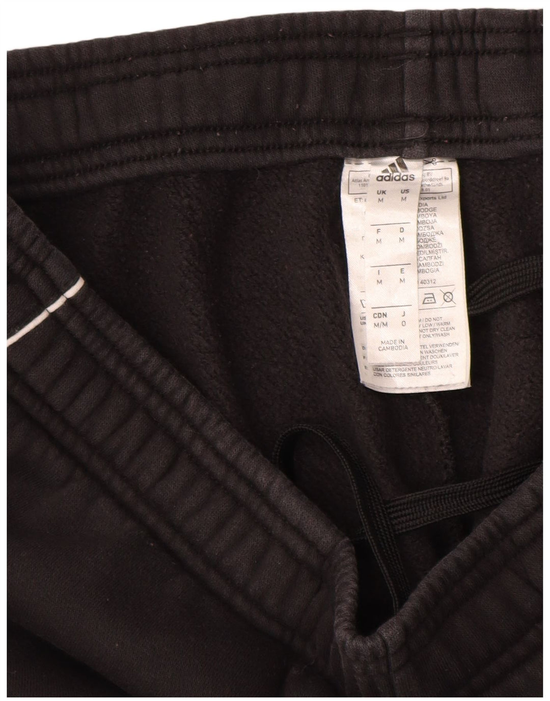 Adidas Træningsdragt til mænd Joggers Medium Sort Bomuld