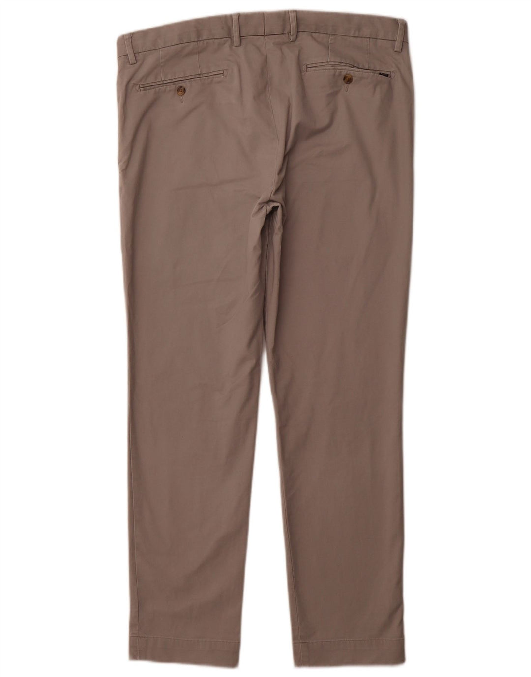 POLO RALPH LAUREN Herre Slim Fit Suit Bukser W36 L30 Grå Bomuld