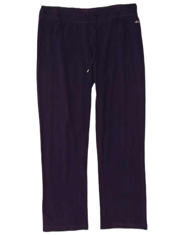 ELLESSE Træningsdragt bukser til kvinder UK 20 2XL Marineblå Bomuld