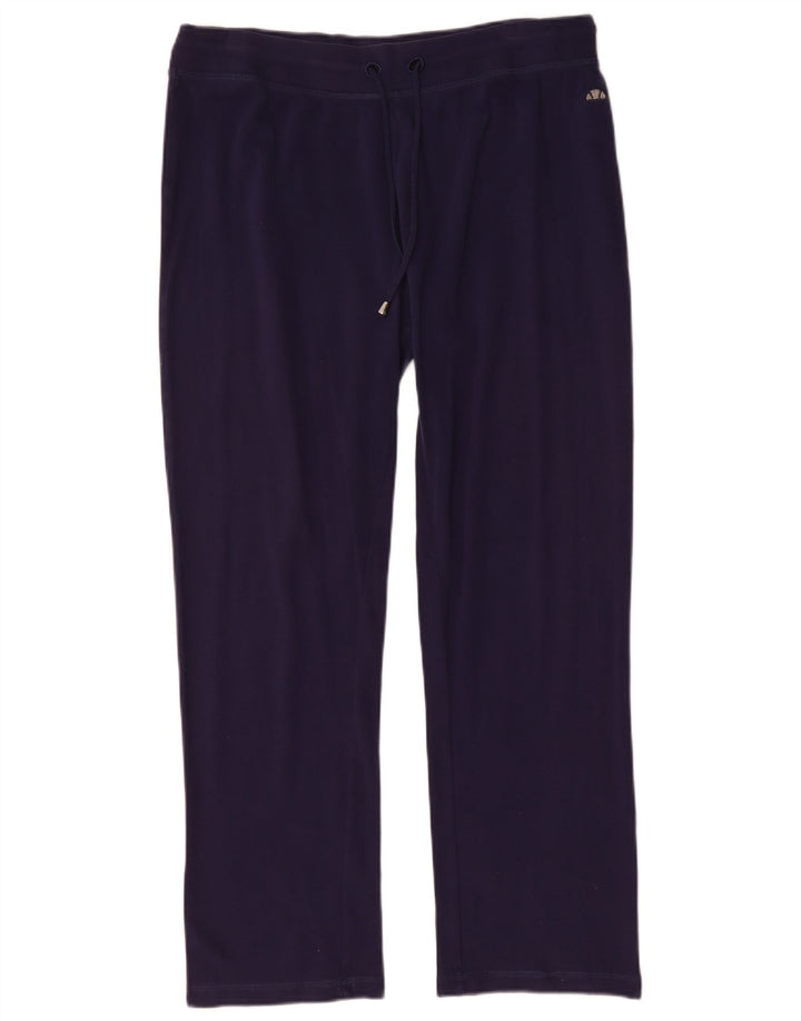 ELLESSE Træningsdragt bukser til kvinder UK 20 2XL Marineblå Bomuld