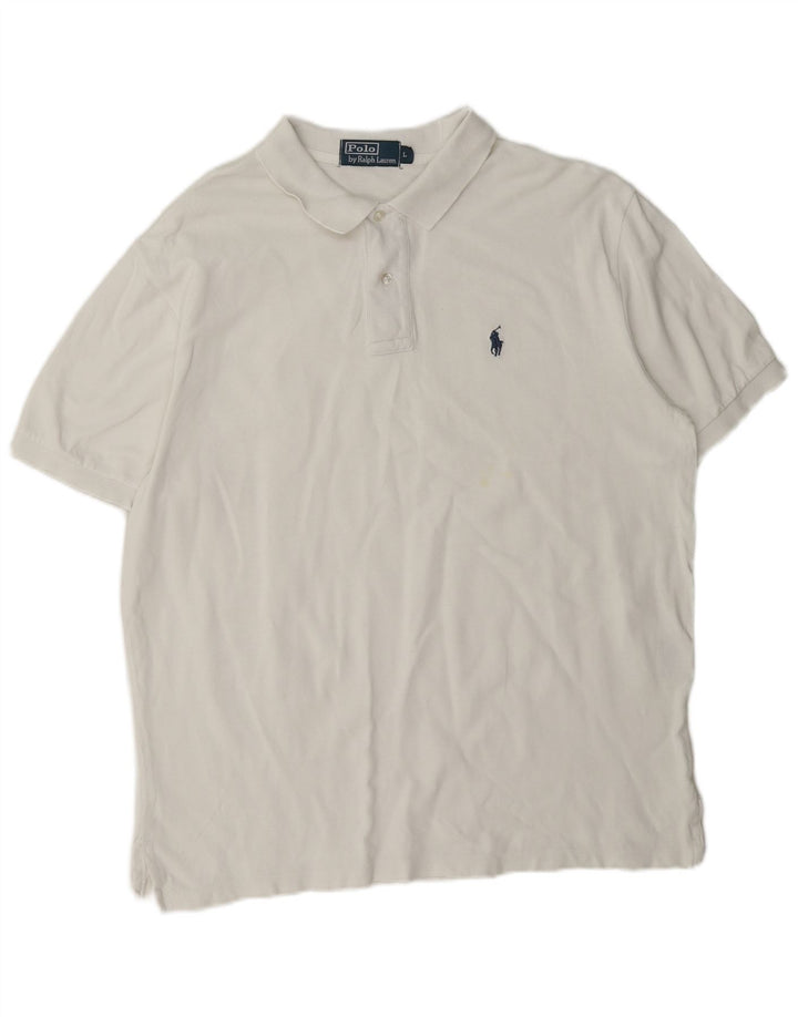 Polo Ralph Lauren herreskjorte stor hvid bomuld