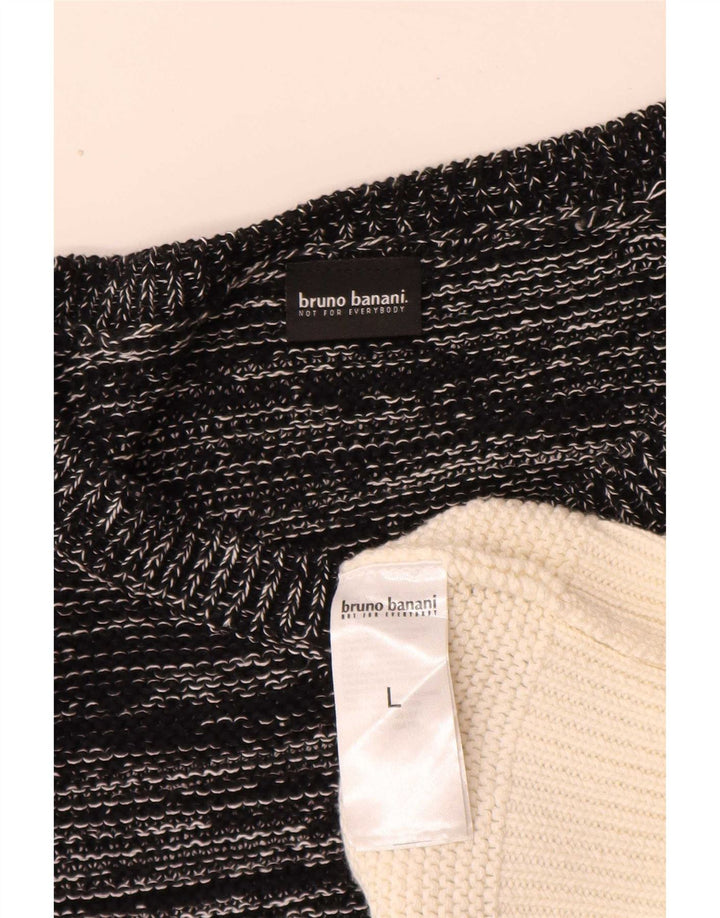 Bruno Banani Herre Boat Neck Jumper Sweater Stor Flerfarvet Flecked