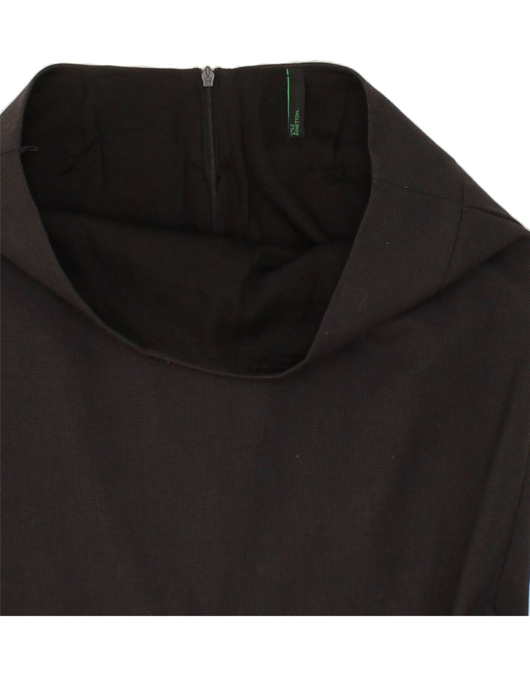 BENETTON Womens Straight Skirt IT 38 XS W28 Grey Polyester Vintage Benetton and Second-Hand Benetton from Messina Hembry 