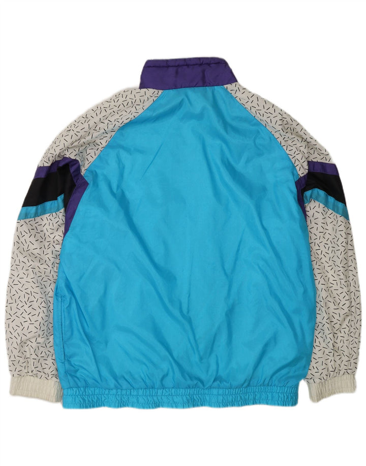 HUMMEL Træningsdragt til mænd Topjakke XL Blå Colourblock Nylon