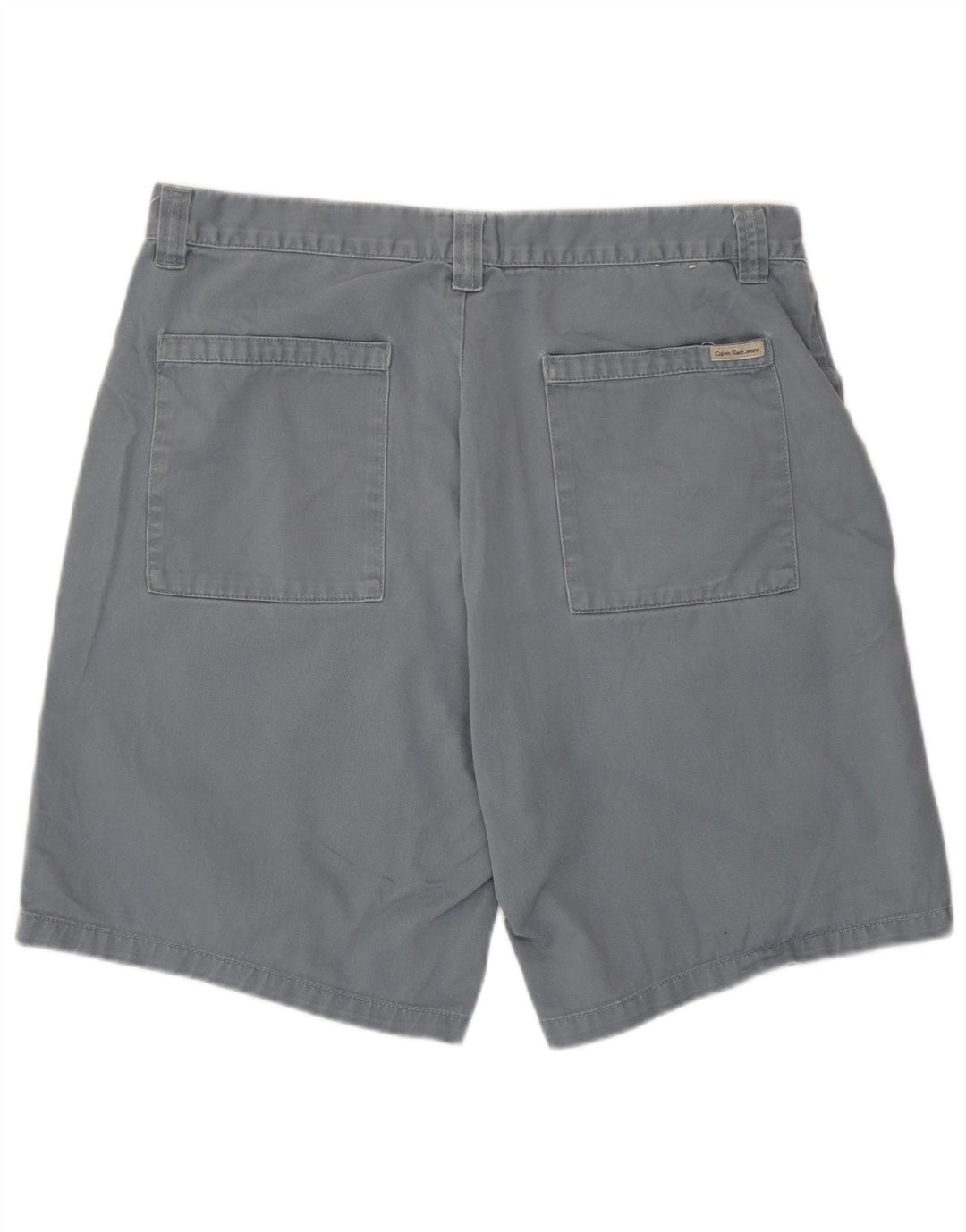 Calvin Klein Herre Chino Shorts W34 Stor Grå Bomuld