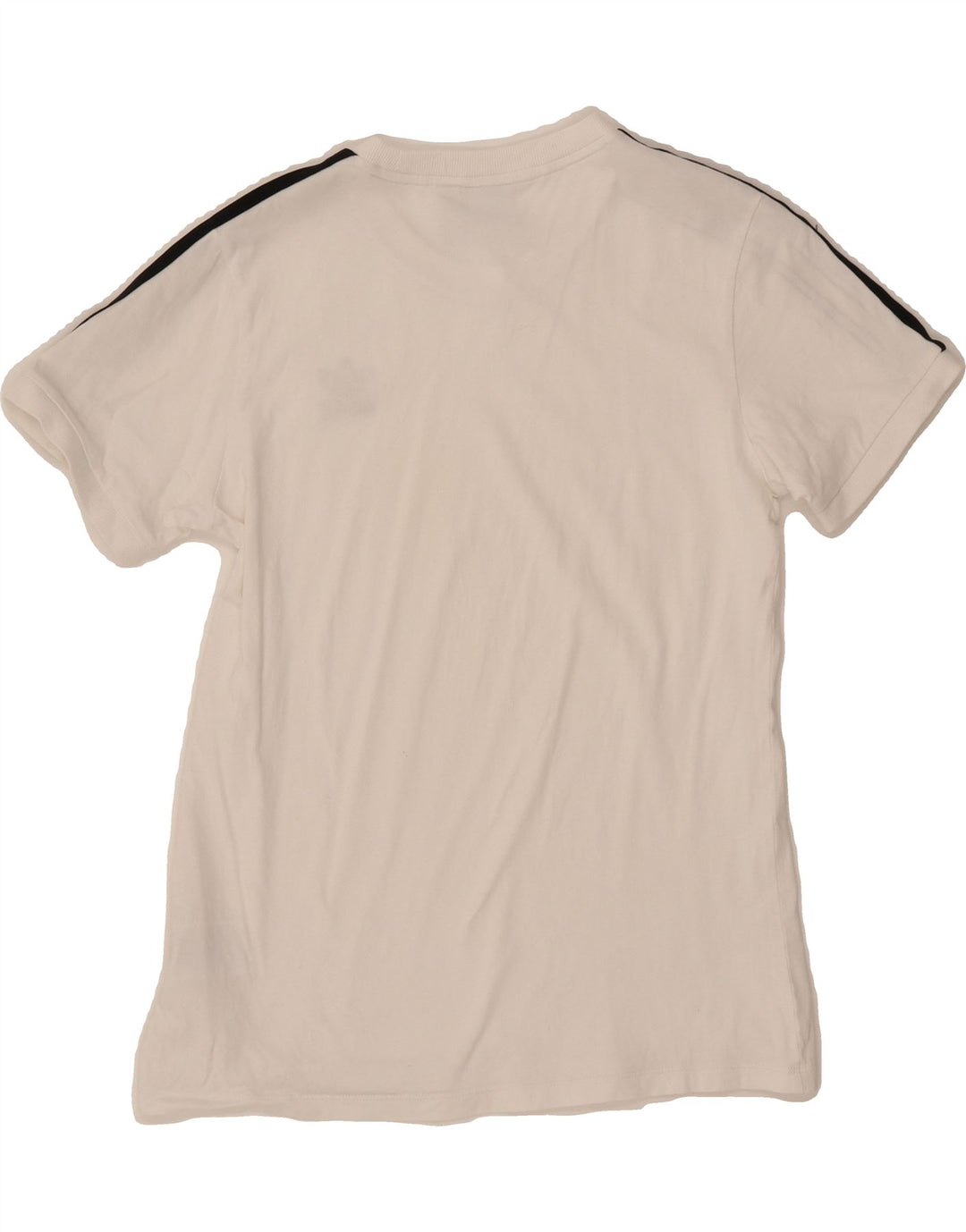 ADIDAS Womens T-Shirt Top UK 12 Medium White Cotton Vintage Adidas and Second-Hand Adidas from Messina Hembry 