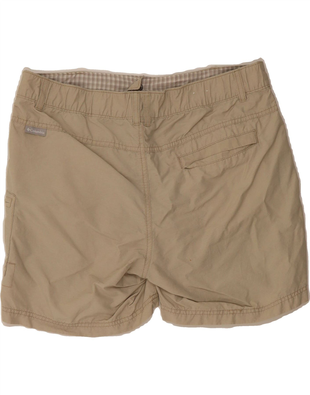 COLUMBIA Womens Cargo Shorts US 12 Large W34 Beige Cotton Vintage Columbia and Second-Hand Columbia from Messina Hembry 