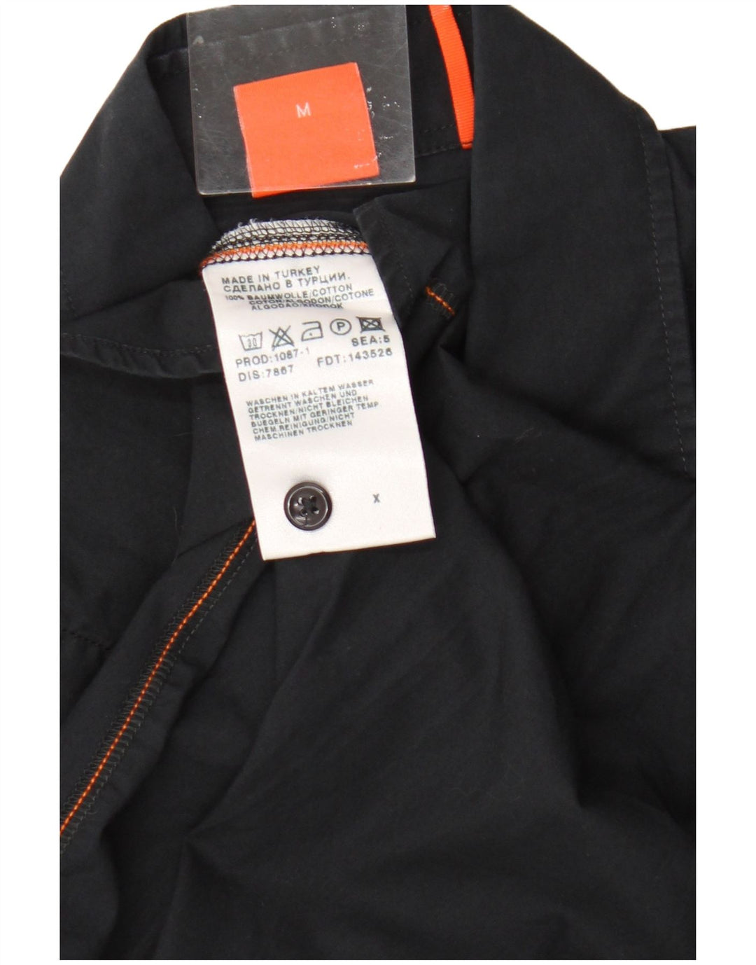 Hugo Boss Herreskjorte Medium Sort Bomuld