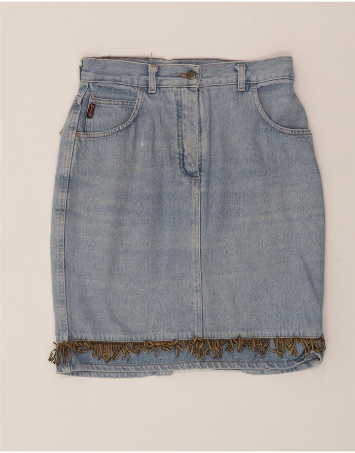 Wild Womens Denim Nederdel W30 Medium Blue