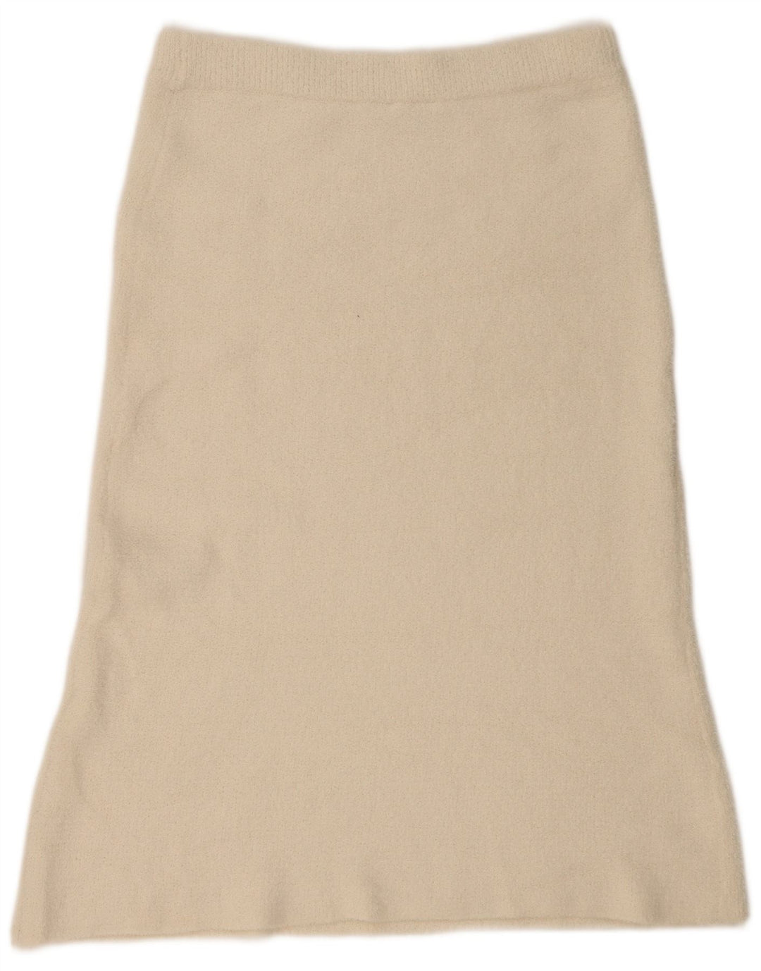 Zara Dame A-Line nederdel Large W34 Beige Polyamid