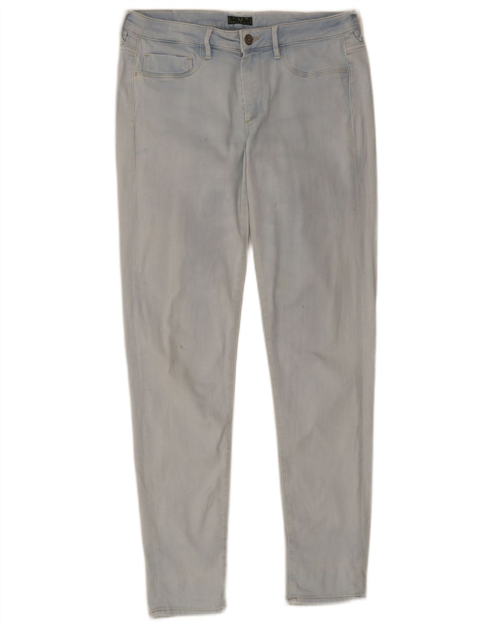 Fred Perry Dame Skinny Jeans W30 L30 Blå Bomuld