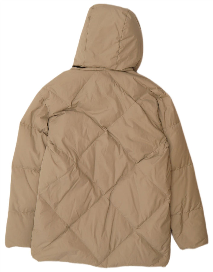 DIADORA Herre hættepolstret frakke UK 38 Medium Beige Polyester