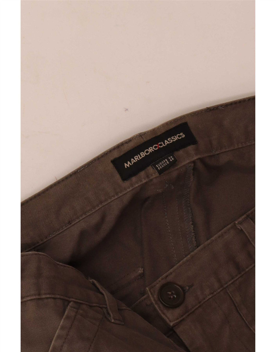 Marlboro Classics Herre Regular Cargo Bukser W34 L34 Brun