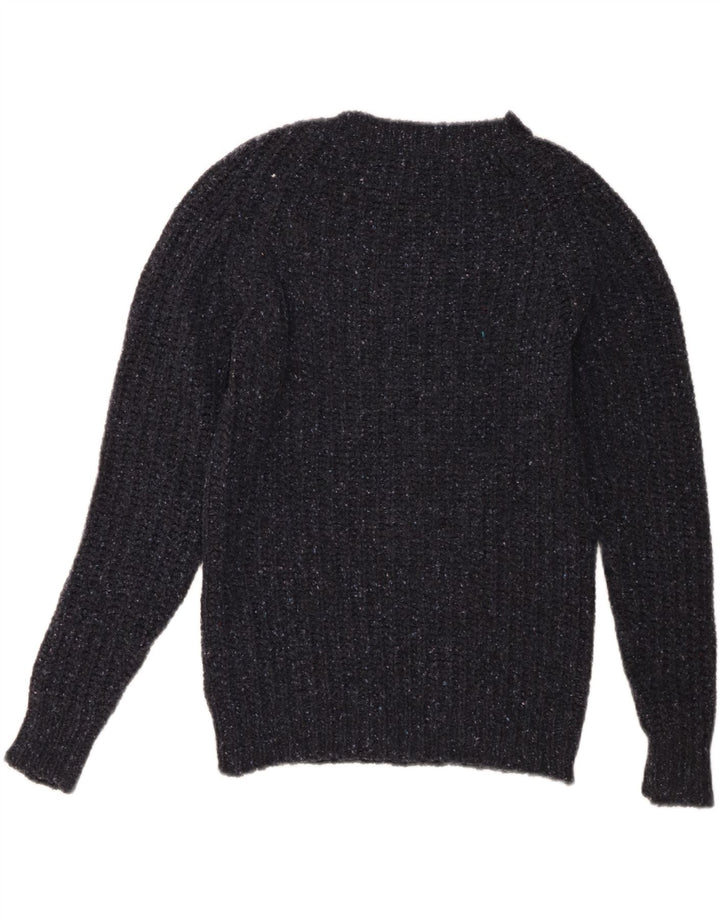Fred Perry Dame sweater med rund hals DK 14 Mellem marineblå uld