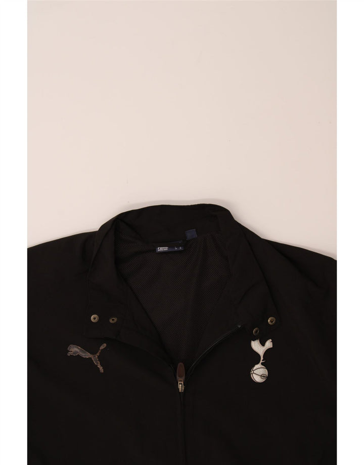 PUMA Mens Liverpool Tracksuit Top Jacket XL Black Polyester Vintage Puma and Second-Hand Puma from Messina Hembry 