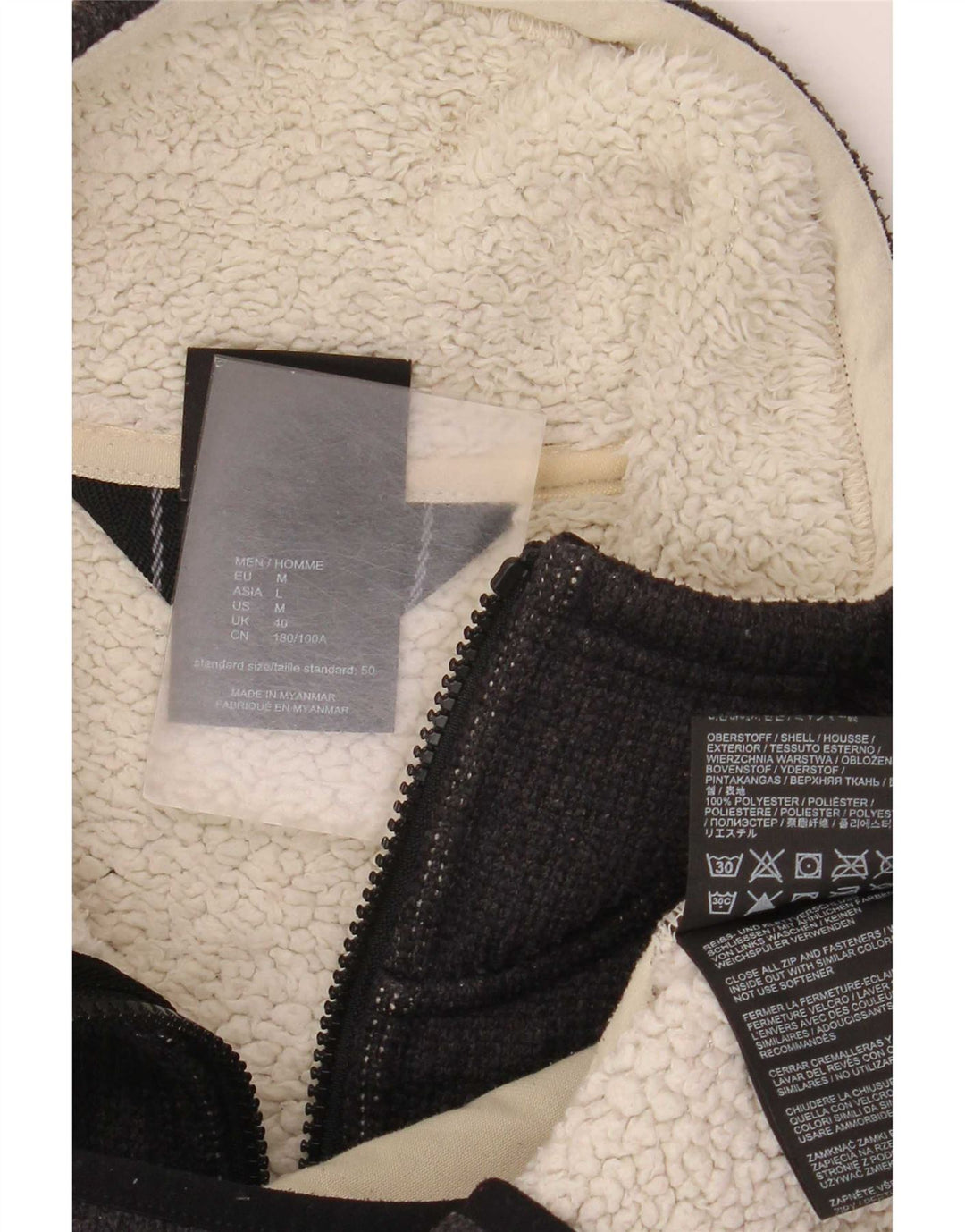 Jack Wolfskin Herre Bomber Jacket UK 40 Medium Sort Polyester