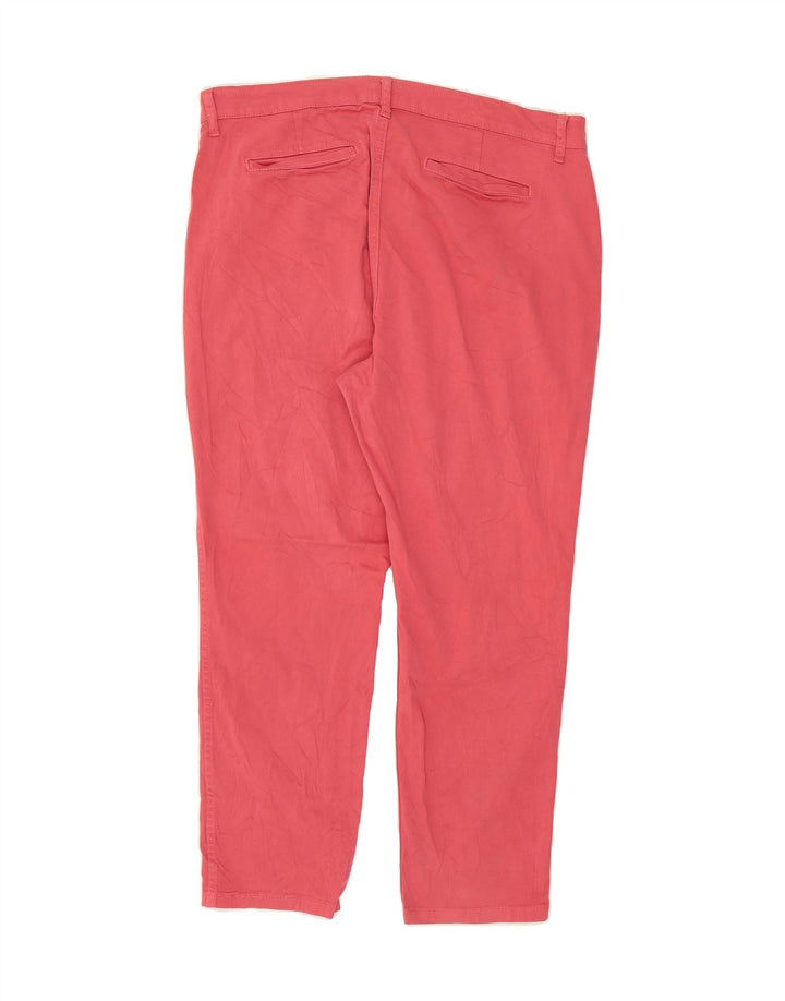 J. CREW Mens Slim Chino Trousers W32 L26 Red Cotton Vintage J. Crew and Second-Hand J. Crew from Messina Hembry 
