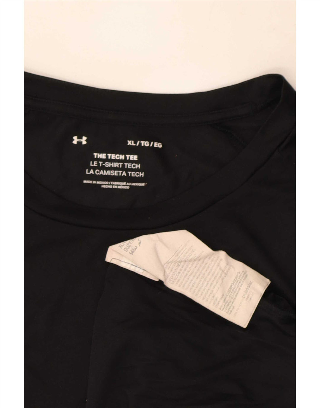 Under Armour Herre T-Shirt Top XL Sort Polyester