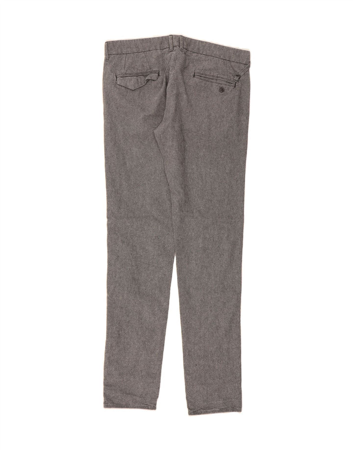 GAS Mens Slim Chino Trousers W30 L34 Grey Cotton Vintage Gas and Second-Hand Gas from Messina Hembry 