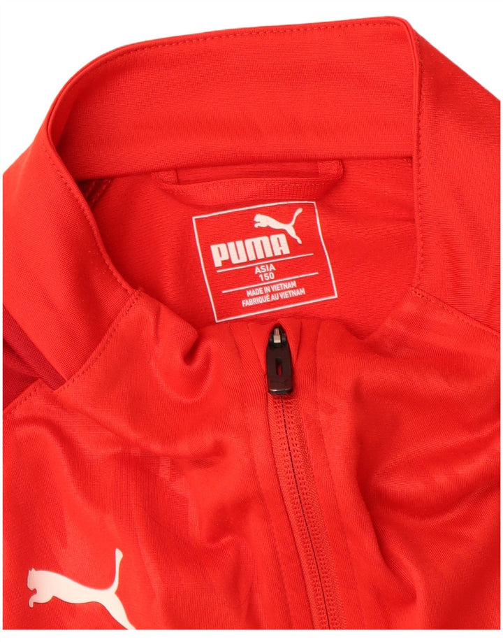 Puma Træningsdragt Topjakke til drenge 11-12 år Rød