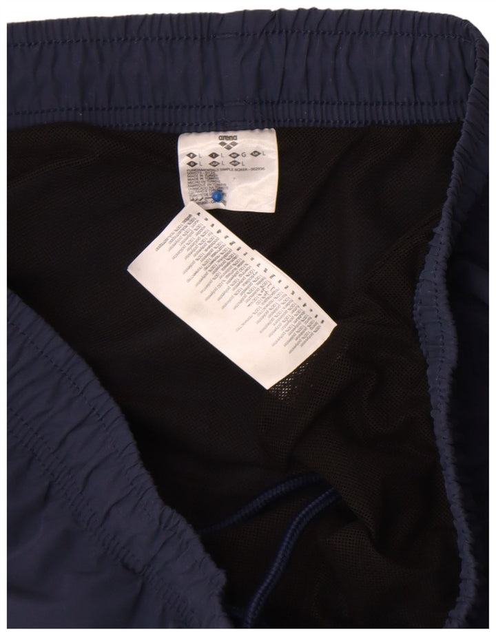 Arena Herre Sportshorts Large Navy Blue Polyester
