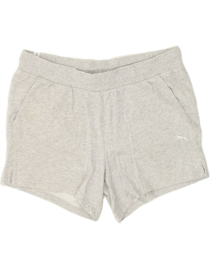 PUMA Womens Sport Shorts UK 16 Large  Grey Vintage Puma and Second-Hand Puma from Messina Hembry 