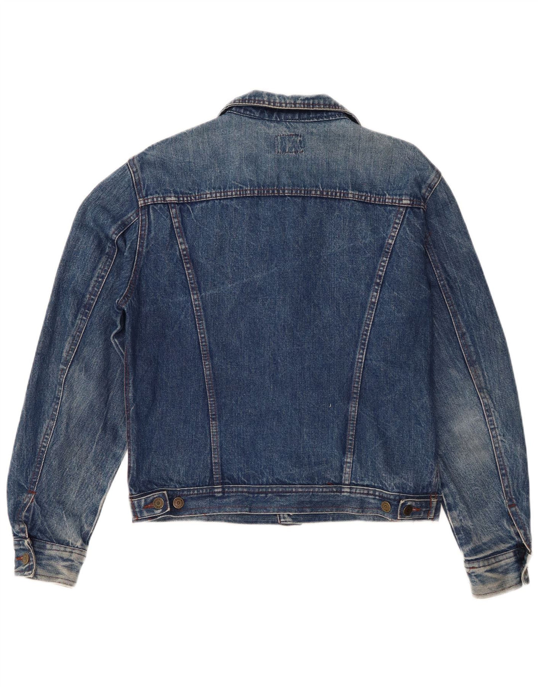 Carrera Dame denimjakke UK 16 Stor Blå Bomuld