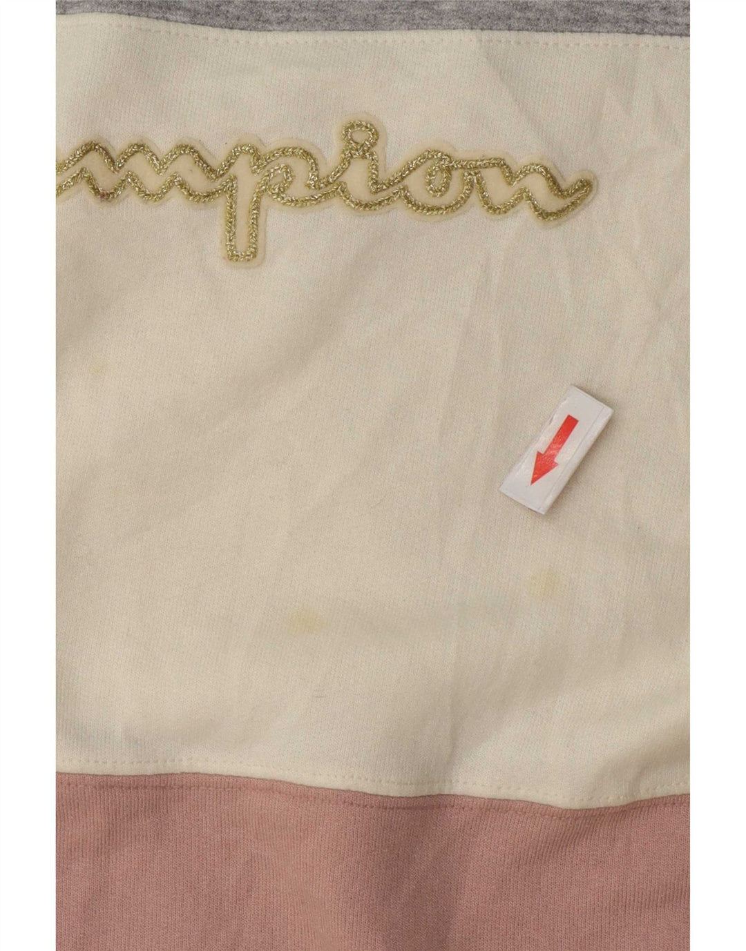 Champion Dame Sweatshirt Jumper UK 16 Stor flerfarvet Colourblock