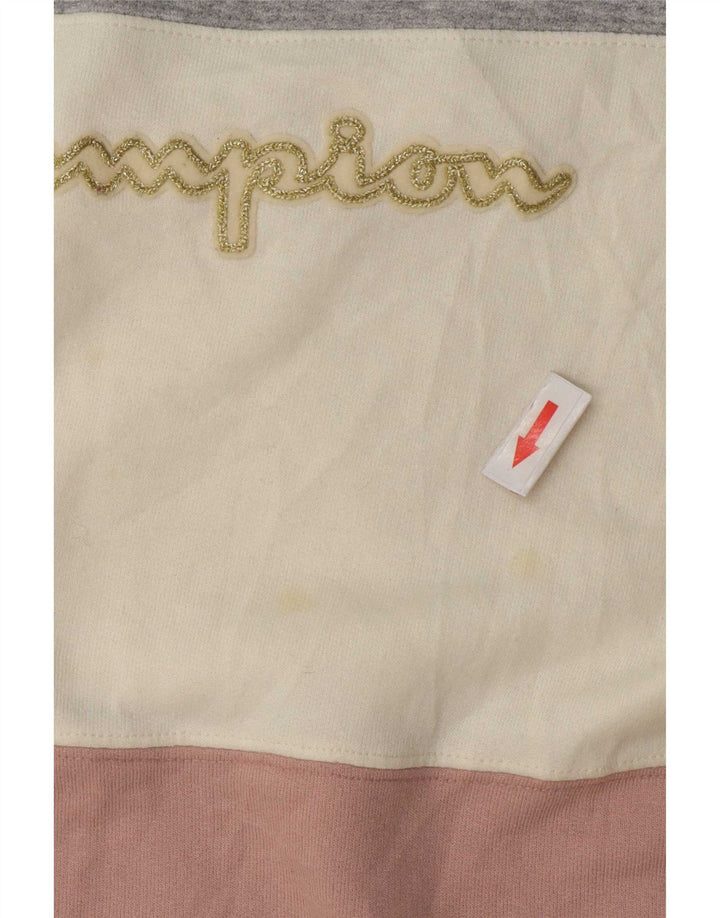 Champion Dame Sweatshirt Jumper UK 16 Stor flerfarvet Colourblock