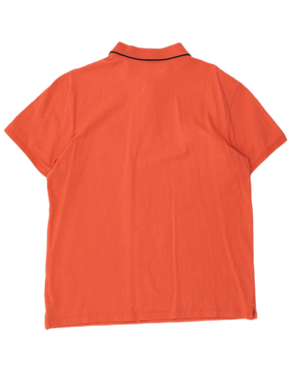 Timberland Herre Slim Fit Polo Shirt Stor Orange Bomuld