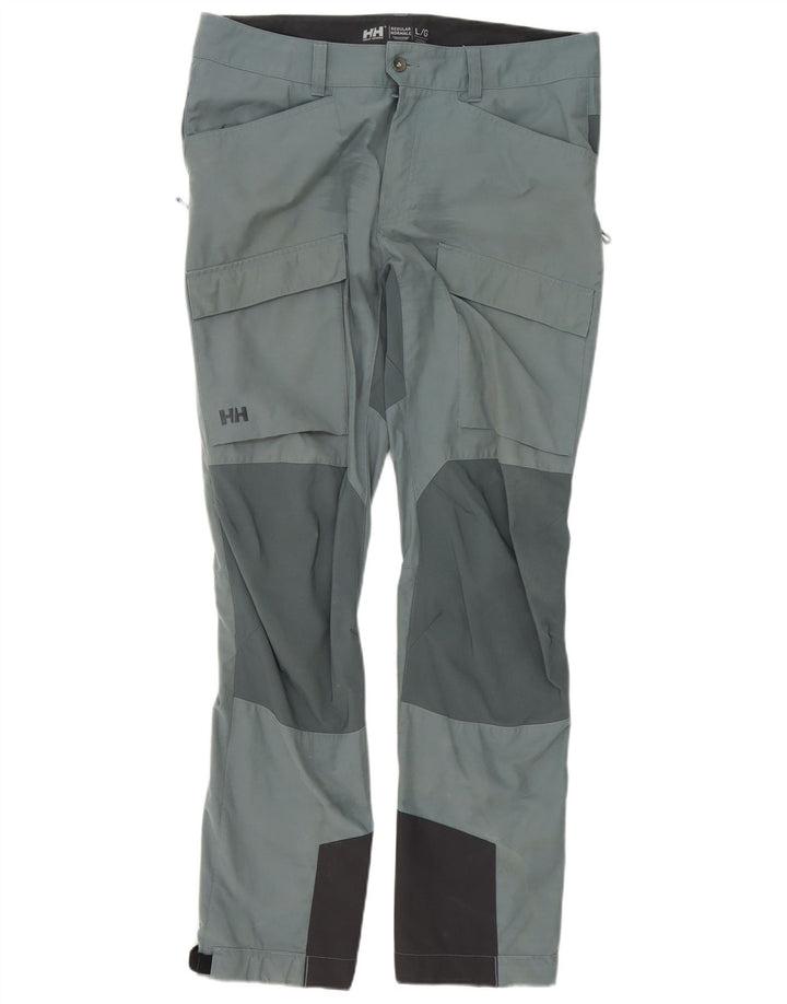 Helly Hansen Herre Slim Fit Cargo Bukser Large W34 L33 Grå Colourblock