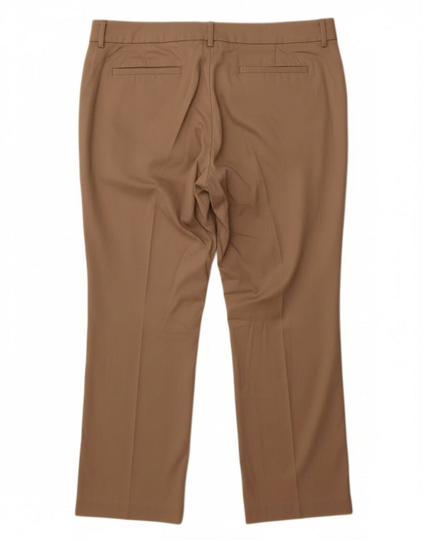 Lee Dame Mid Rise Lige Casual Bukser US 18 2XL W40 L29 Beige