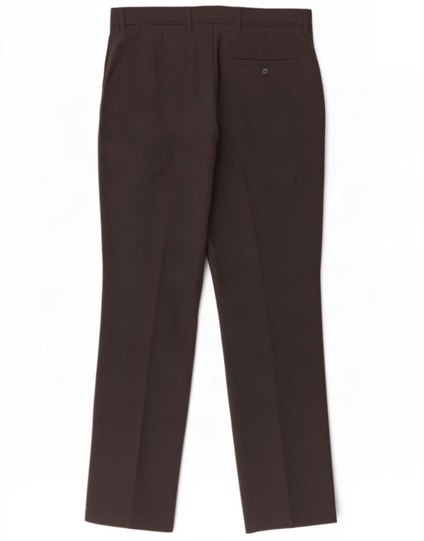 Marks & Spencer Herre Slim Chino Bukser W30 L31 Grå Polyester