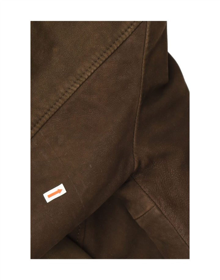 Scotch & Soda herre ruskindsjakke UK 40 Large Khaki Læder