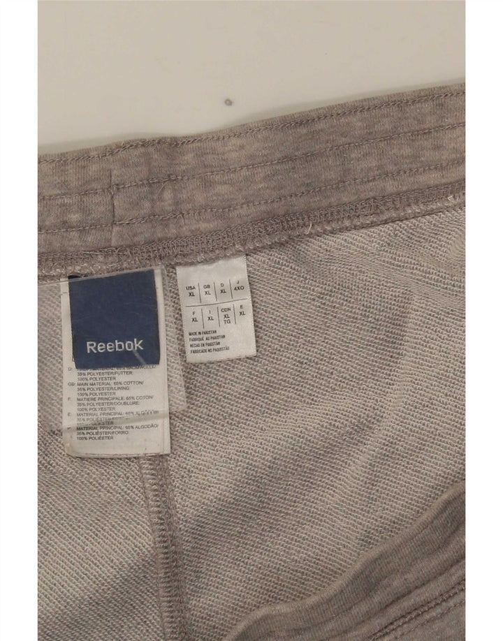 Reebok Herre grafiske sportsshorts XL grå bomuld