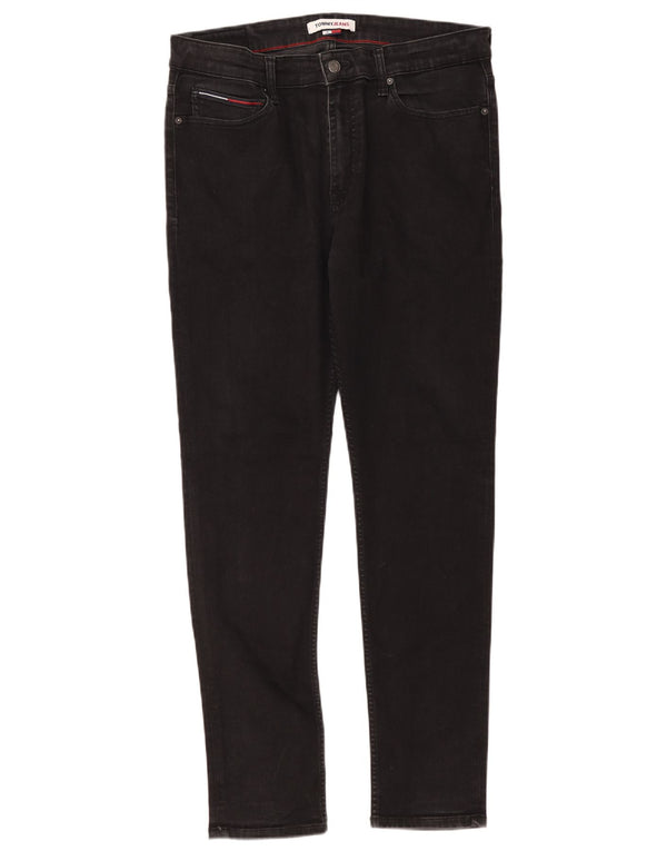 Tommy Hilfiger Herre Simon Skinny Jeans W36 L32 Sort Bomuld