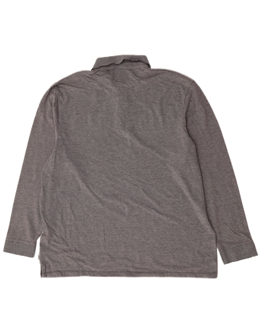 Wrangler Langærmet Polo Shirt til mænd 3XL Grå Bomuld