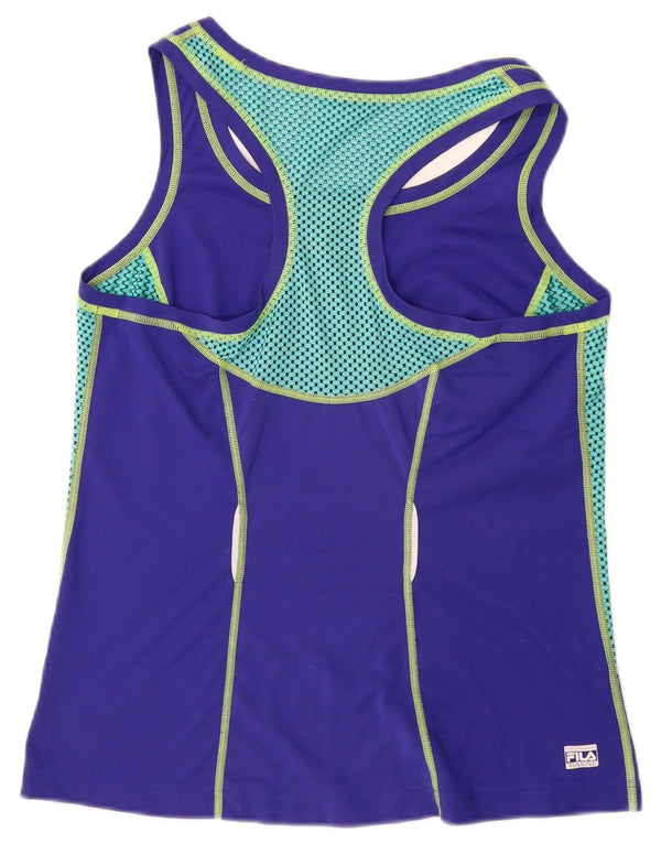 FILA Damevest Top UK 12 Medium Lilla Colourblock Polyester