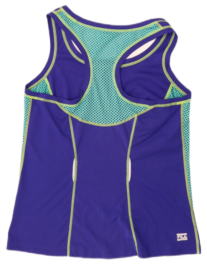 FILA Damevest Top UK 12 Medium Lilla Colourblock Polyester