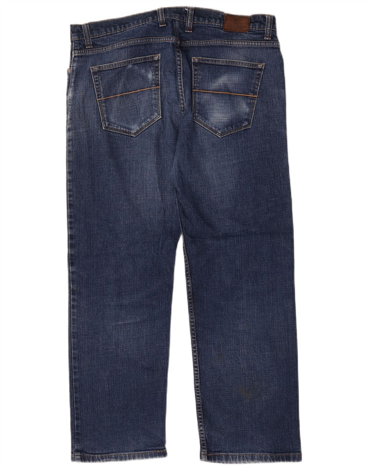 Marks & Spencer Herre Blue Harbor Straight Jeans W38 L29 Blue Cotton