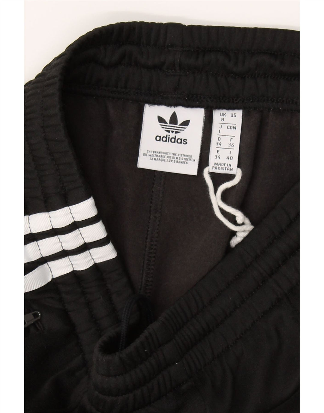 ADIDAS Womens Tracksuit Trousers UK 8 Small  Black Polyester Vintage Adidas and Second-Hand Adidas from Messina Hembry 