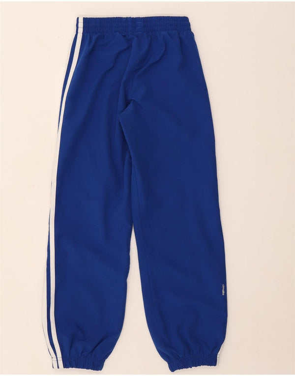 Adidas Drenge Træningsdragt Bukser Joggers 9-10 år Blå Colourblock