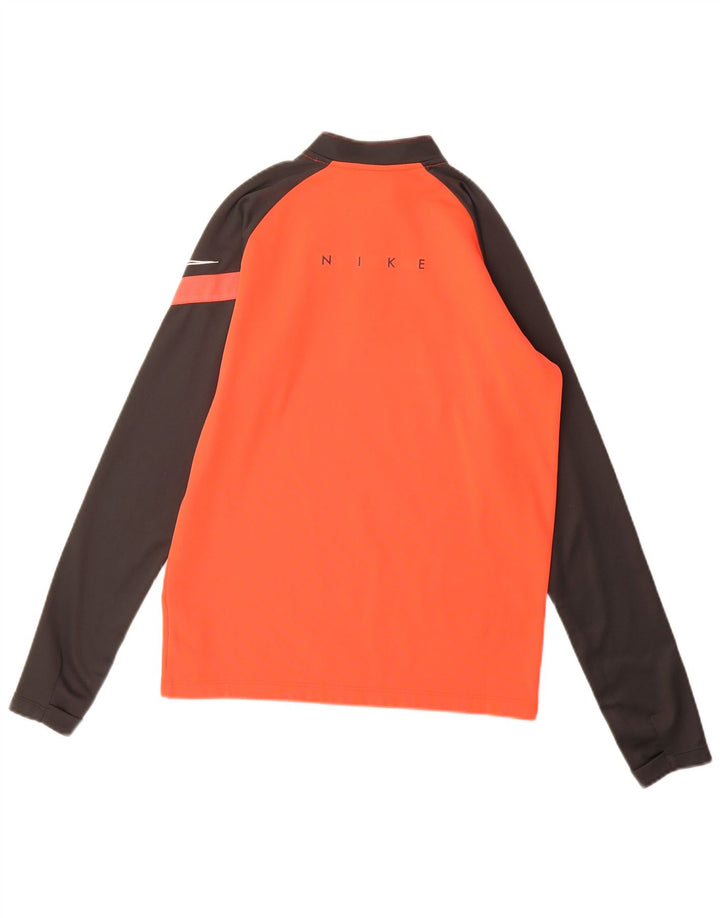 Nike Boys Dri Fit Grafisk Pullover Træningsdragt Top 12-13 år Large Orange