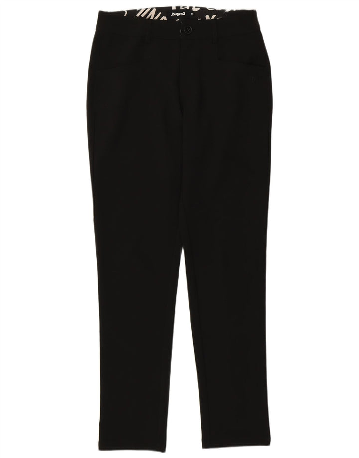 Desigual Dame Slim Casual Bukser Medium W28 L28 Sort