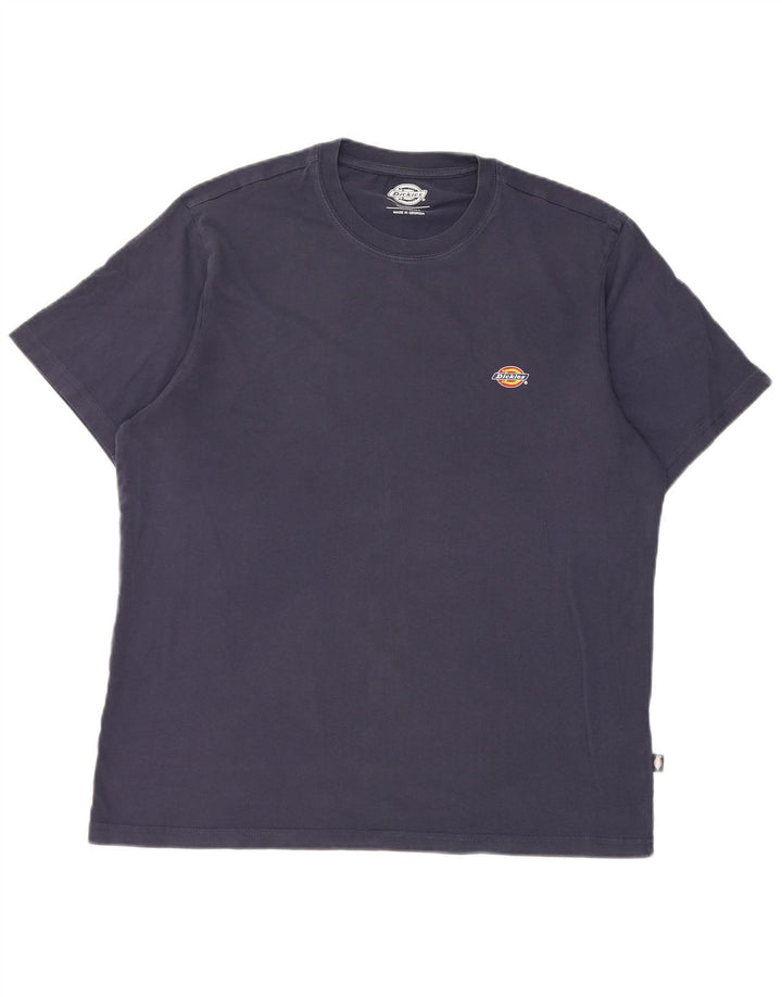 Dickies Herre T-Shirt Top Medium Marineblå Bomuld