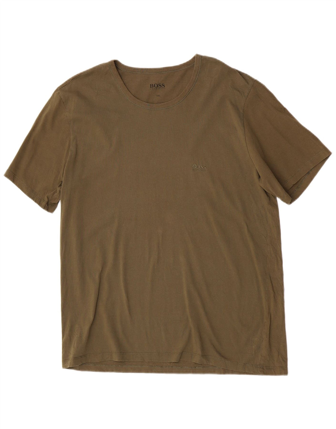 Hugo Boss Herre T-Shirt Top 2XL Khaki